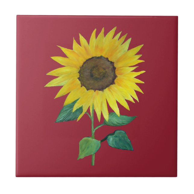 Sunflower tile (Front)