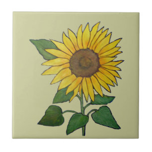 Sunflower tile