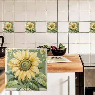 Sunflower tile