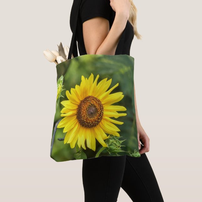 Sunflower Tote Bag (Close Up)