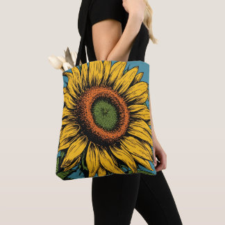 SUNFLOWER TOTE PURSE FOR MOM BAG