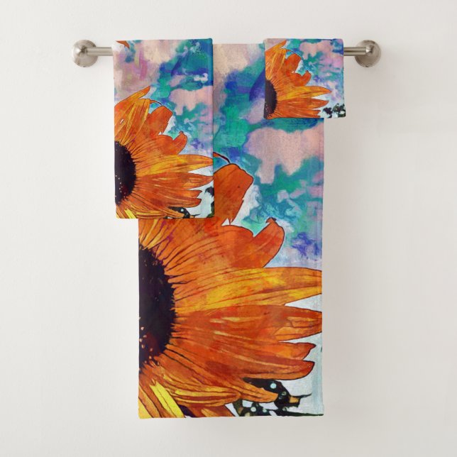 Sunflower Towel (Insitu)