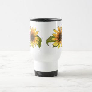 Sunflower travel mug