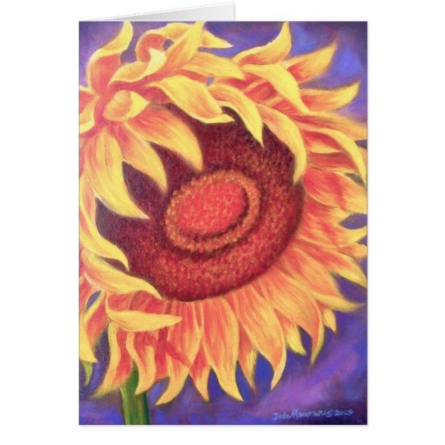 Sunflower Tropical Flower Painting - Multi (Front)