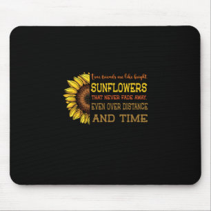 Sunflower True Friends Are Like Bright Sunflowers Mouse Mat