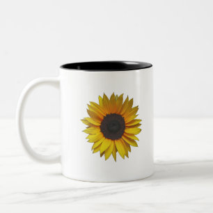 Sunflower Two-Tone Coffee Mug