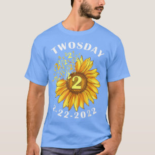 Sunflower Twosday Tuesday February 22nd 2022  T-Shirt