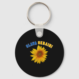 Sunflower Ukraine A Slava Ukraini Key Ring