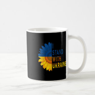 Sunflower Ukraine Flag Shirts I Stand With Ukraine Coffee Mug