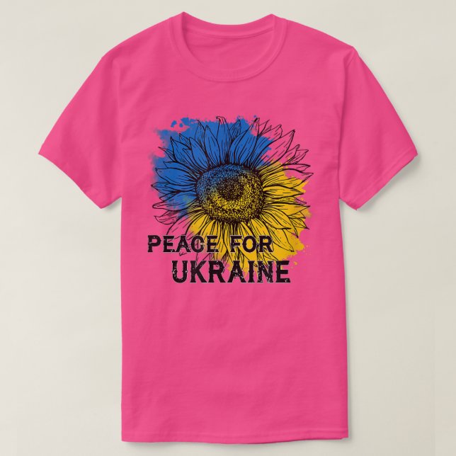 Sunflower Ukraine Flag  T-Shirt (Design Front)
