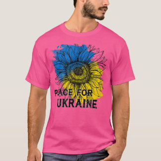 Sunflower Ukraine Flag  T-Shirt
