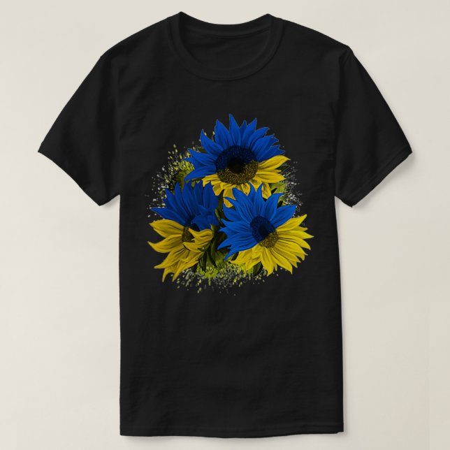 Sunflower Ukraine shirt I Stand With Ukraine Peace (Design Front)