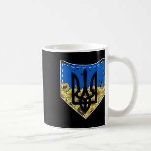 Sunflower Ukrainian Flag And Trysub Pocket Tee Flo Coffee Mug