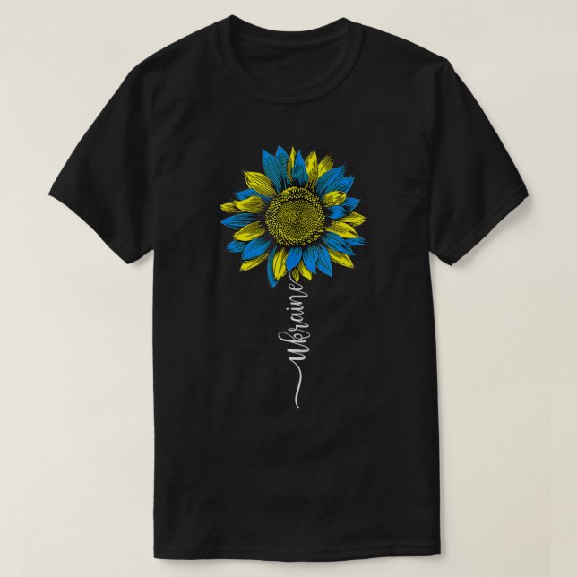 Sunflower Ukrainian Flag s Support Ukraine Love Pe T-Shirt (Design Front)