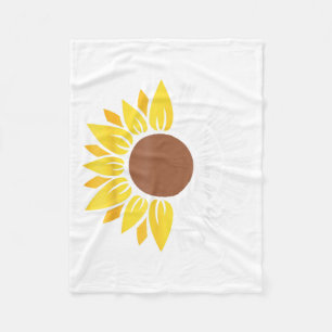 Sunflower Unity Day Orange Anti Bullying Be Kind U Fleece Blanket
