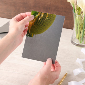 Sunflower Vellum Overlay Invitations