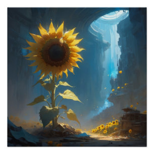 sunflower wall art