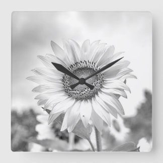 Sunflower Wall Art, Gifts, Clock, Sunflower Gifts Square Wall Clock