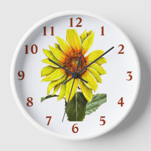 Sunflower Wall Clock