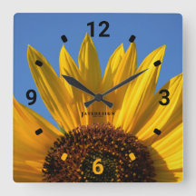 Sunflower Wall Clock