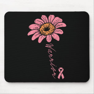 Sunflower Warrior Pink Ribbon Breast Cancer Awaren Mouse Mat