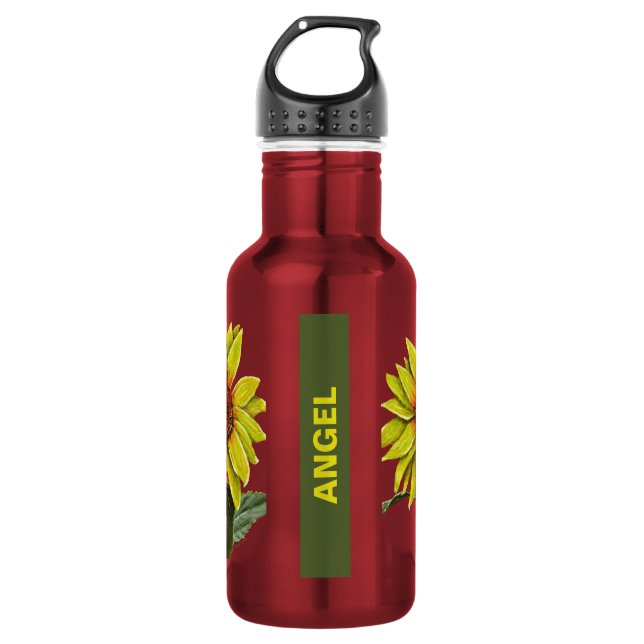 Sunflower Water Bottle (Front)