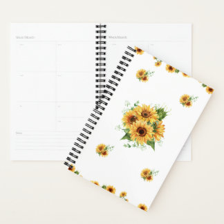 Sunflower Watercolor – Floral Graphic Planner
