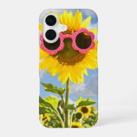 Sunflower Wearing Sunglasses