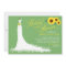 Sunflower Wedding Gown Green Wedding Bridal Shower