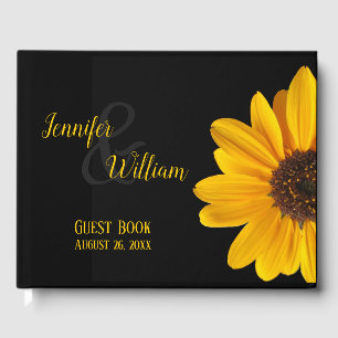 Sunflower Wedding Guest Book