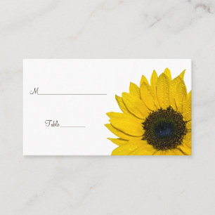 Sunflower Wedding or Special Occasion Place Cards