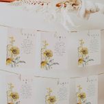 Sunflower Wedding Table Cards<br><div class="desc">This is an elegant sunflower table card template featuring beautiful watercolor sunflowers and hues of sage cream. All wording and fonts are editable on this rustic sunflower design. The only colours that are not editable are the colours of the watercolor floral design // For matching designs, search AURELIA in the...</div>