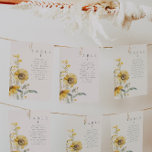 Sunflower Wedding Wedding Table Cards<br><div class="desc">This is an elegant sunflower table card template featuring beautiful watercolor sunflowers and hues of sage cream. All wording and fonts are editable on this rustic sunflower design. The only colours that are not editable are the colours of the watercolor floral design // For matching designs, search AURELIA in the...</div>