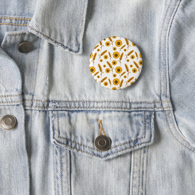 Sunflower Wheat Button (In Situ)