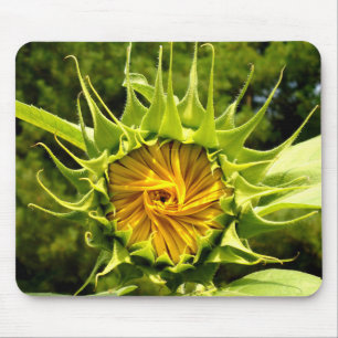 Sunflower Whirl Mouse Mat
