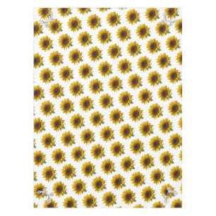 Sunflower White Horse Tablecloth
