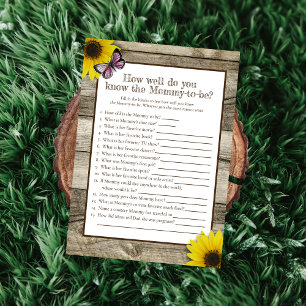 Sunflower Who Knows Mummy Best Baby Shower   Pink Invitation