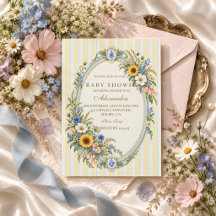 Sunflower Wildflower Baby Shower