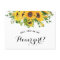 Sunflower Will you Be My Flower Girl Proposal