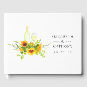 Sunflower Wine Tasting Guest Book