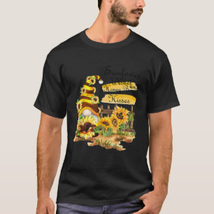 Sunflower Wishes And Honey Bee Kisses With Cute Su T-Shirt