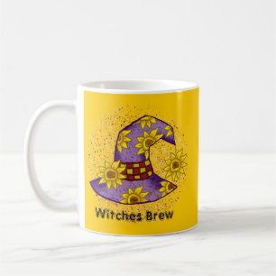 Sunflower Witch Witches Brew Mug
