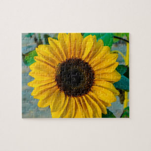 Sunflower with Bee Jigsaw Puzzle