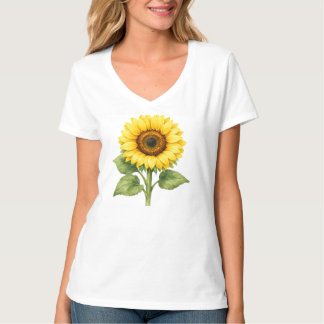 Sunflower Women's V-Neck T-Shirt
