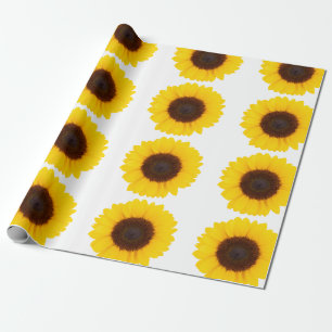 Sunflower wrapping movie wrapping paper