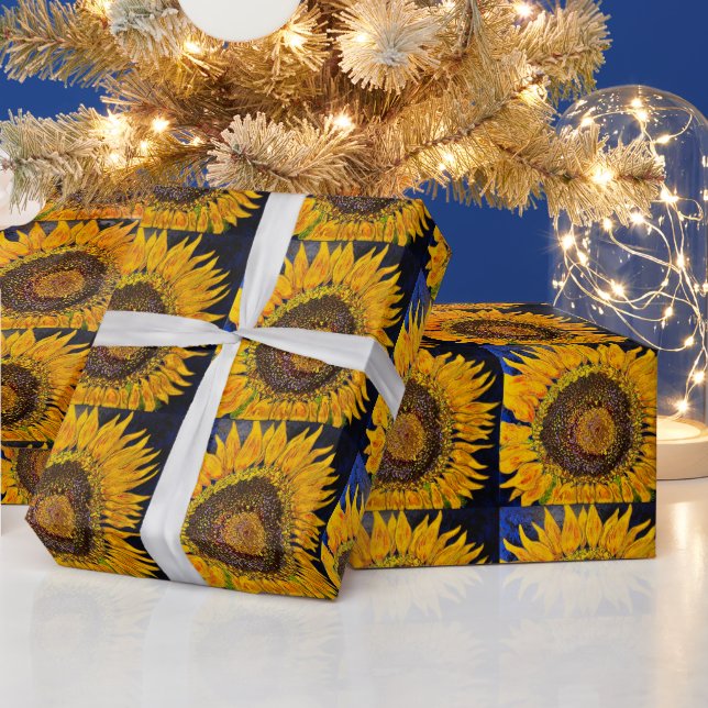Sunflower Wrapping Paper (Holidays)