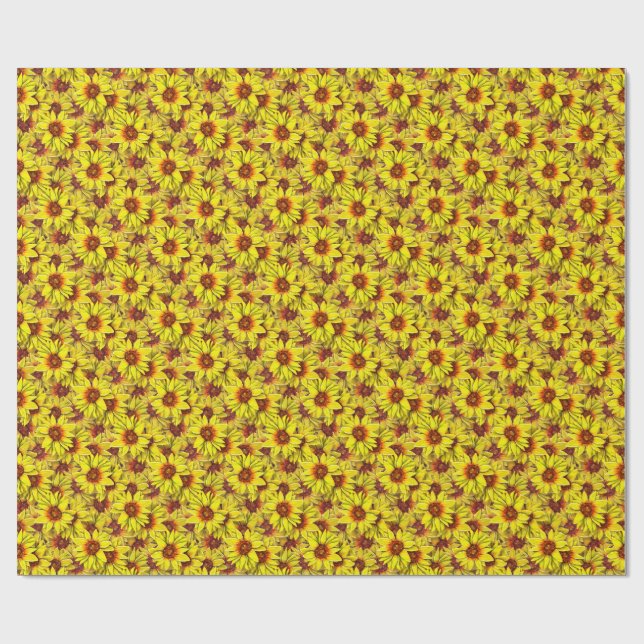 Sunflower Wrapping Paper (Flat)