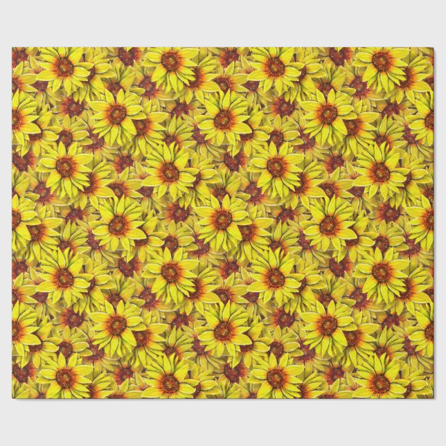 Sunflower Wrapping Paper (Seam)