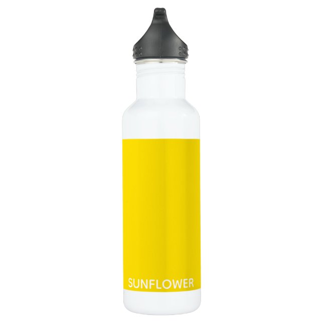 Sunflower Yellow Colour Name 710 Ml Water Bottle (Right)