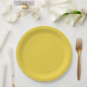 Sunflower Yellow Paper Plate